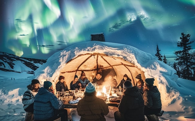 картинка для Зустріч Нового року за Полярним колом